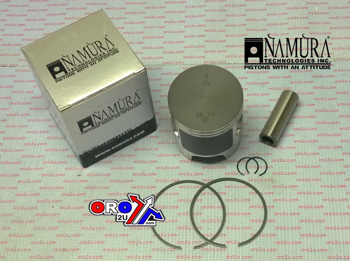 PISTON KIT 97-01 CR250 66.40 A, NAMURA NX-10025-A HUSQVARNA image 1