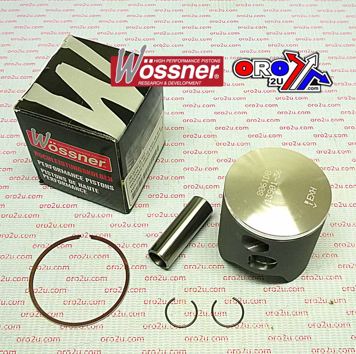 PISTON KIT 00-03 RM125 54.00 A, WOSSNER 8061DA SUZUKI MX 12110-36E20-0F0 image 1