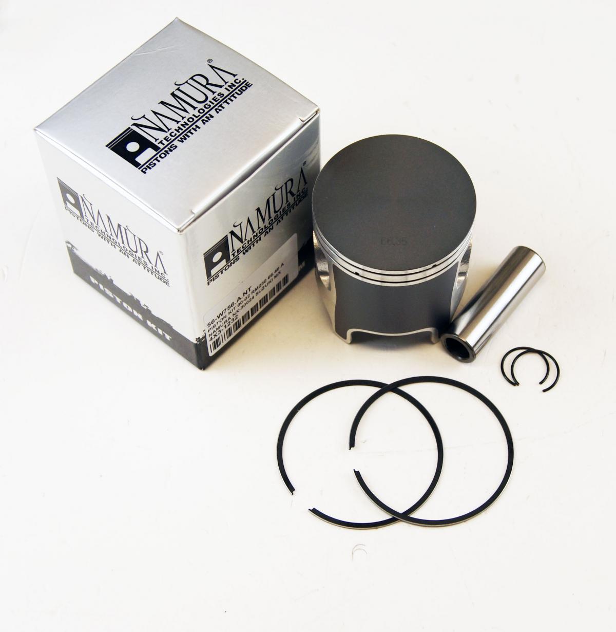 PISTON KIT 00-02 RM250 66.40 A, NAMURA NX-30024 SUZUKI MX image 1