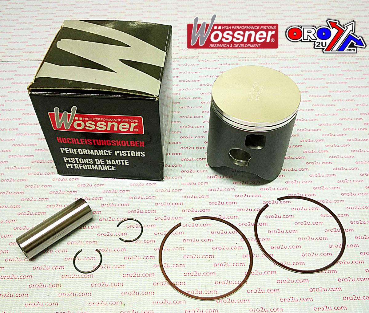 PISTON KIT 02-04 CR250 66.40 C, WOSSNER 8066DC HONDA MX image 1