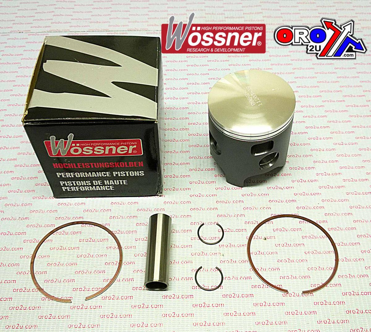 PISTON KIT 03-09 RM250 66.40 B, WOSSNER 8086DB 2-RING SUZUKI image 1