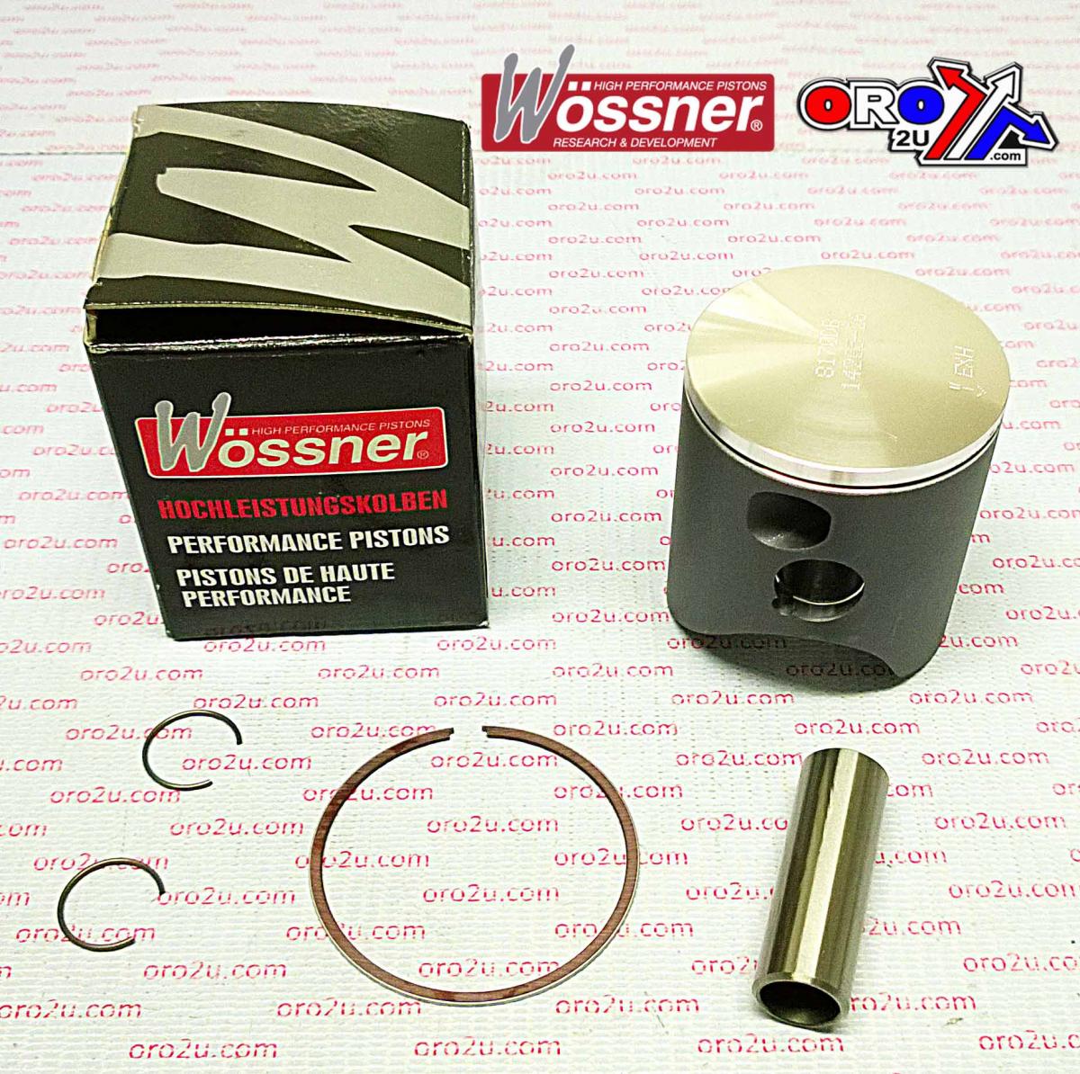 PISTON KIT 04-07 CR125 58.00, WOSSNER 8170D400 HONDA MX image 1
