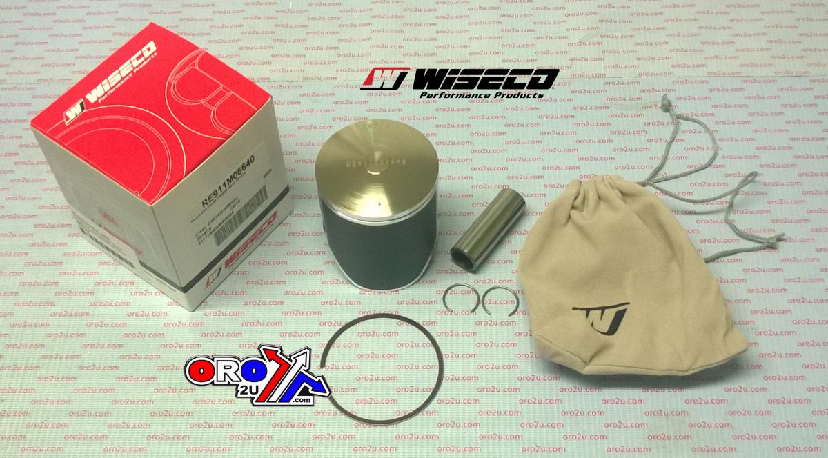 PISTON KIT 05-09 CR250 ELITE, WISECO RE911M06640 66.40mm, Racers Elite ArmorFit image 1