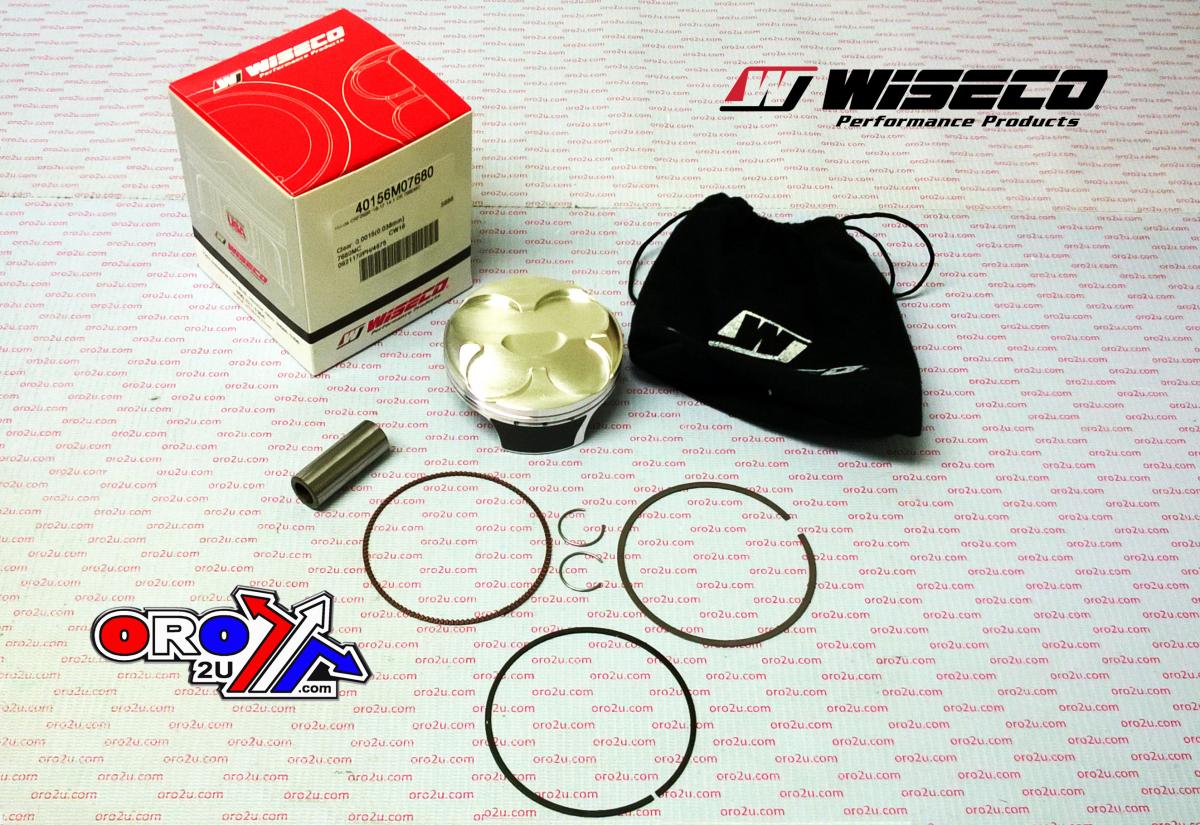 PISTON KIT 16-17 CRF250R 14.0, WISECO 40156M07680 76.80, Skirt Coating ArmorGlide image 1