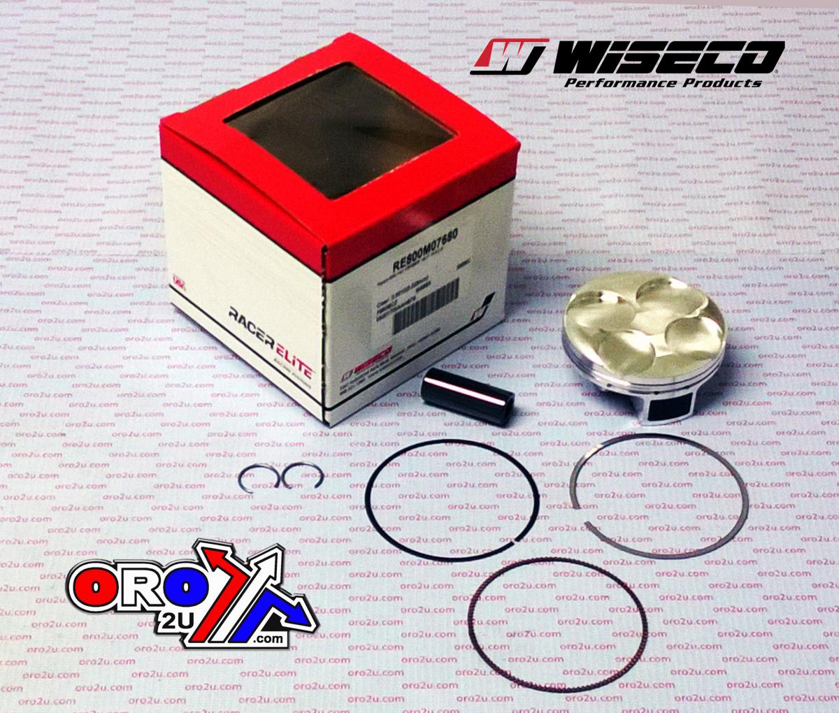 PISTON KIT 16-17 CRF250R 14.5, WISECO RE800M07680 76.80mm, RACERS ELITE Asymmetric Skirt image 1