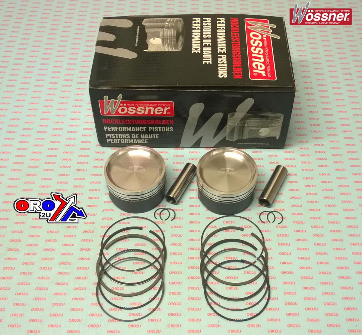 PISTON KIT POLARIS RZR800 80mm, WOSSNER K8877DA-2 2202917 image 1