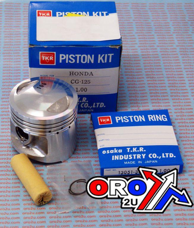 PISTON KIT XL125 58.00mm O/S, TL125 image 1