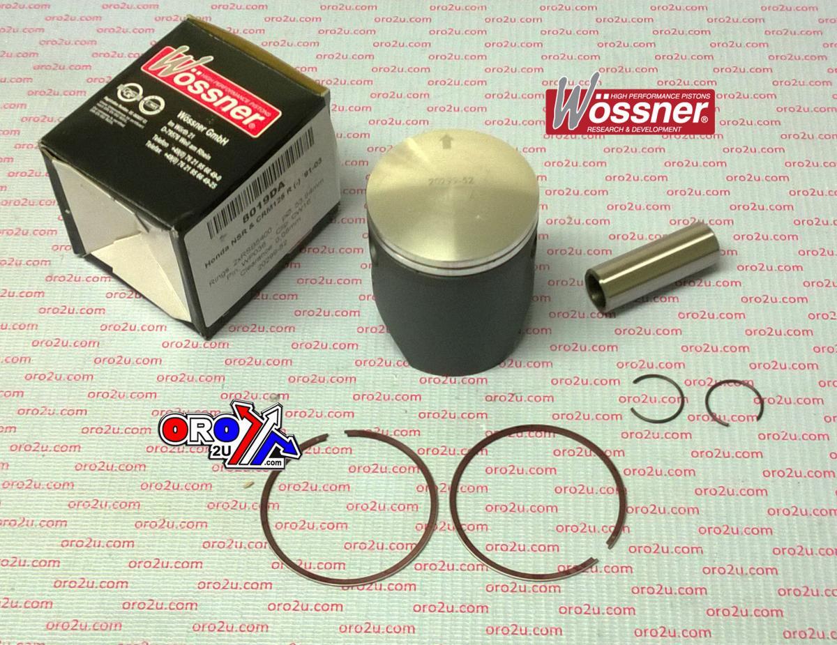 PISTON KIT NSR125 55.00mm, WOSSNER 8019D100 HONDA ROAD image 1