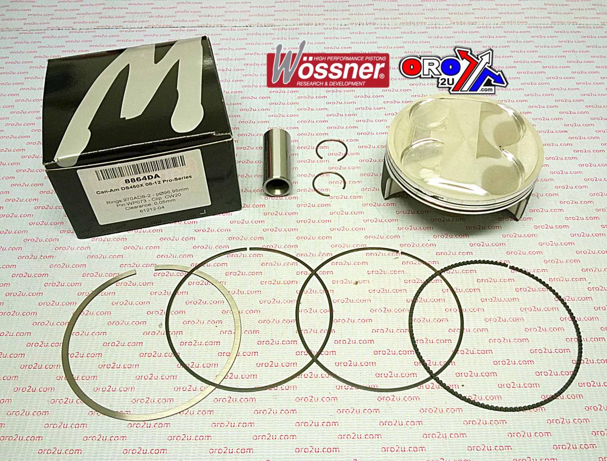 PISTON KIT 08-12 DS450 97.00, WOSSNER 8864DA CAN-AM 420685132 image 1