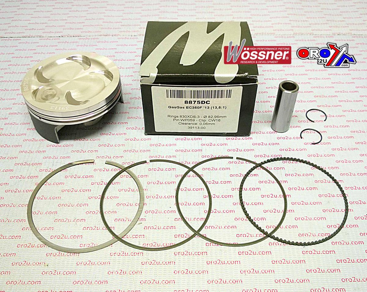 PISTON KIT 2013 EC300F 83.00 A, WOSSNER 8875DA image 1