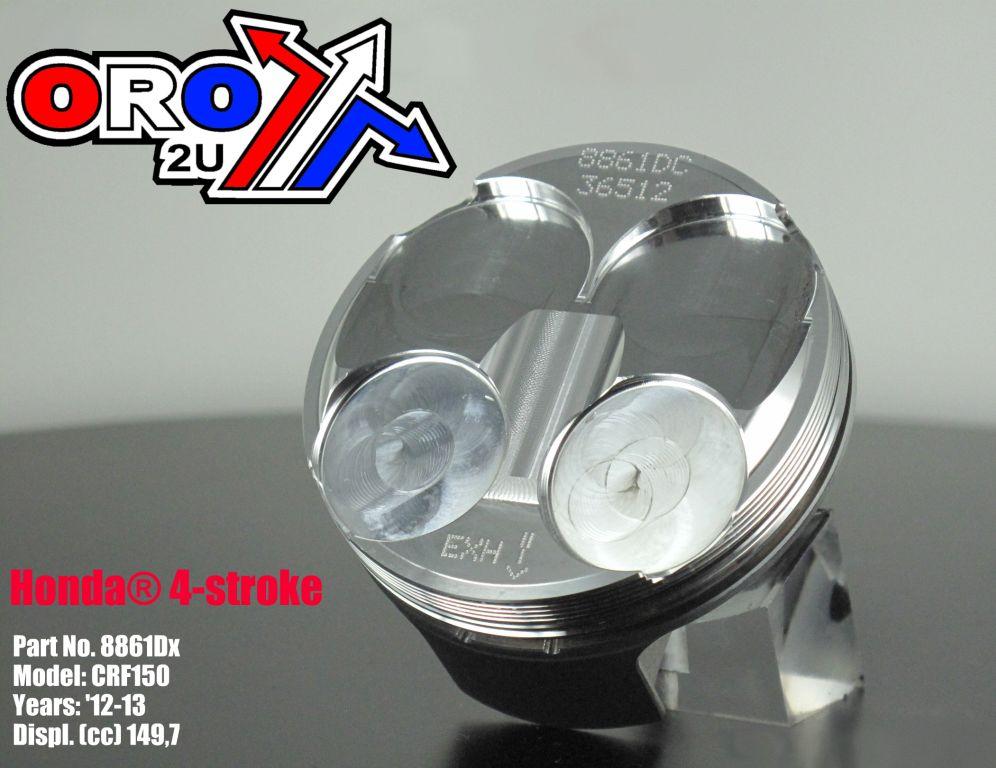 PISTON KIT 12-18 CRF150R 66.00, 8861DC WOSSNER thumbnail 2