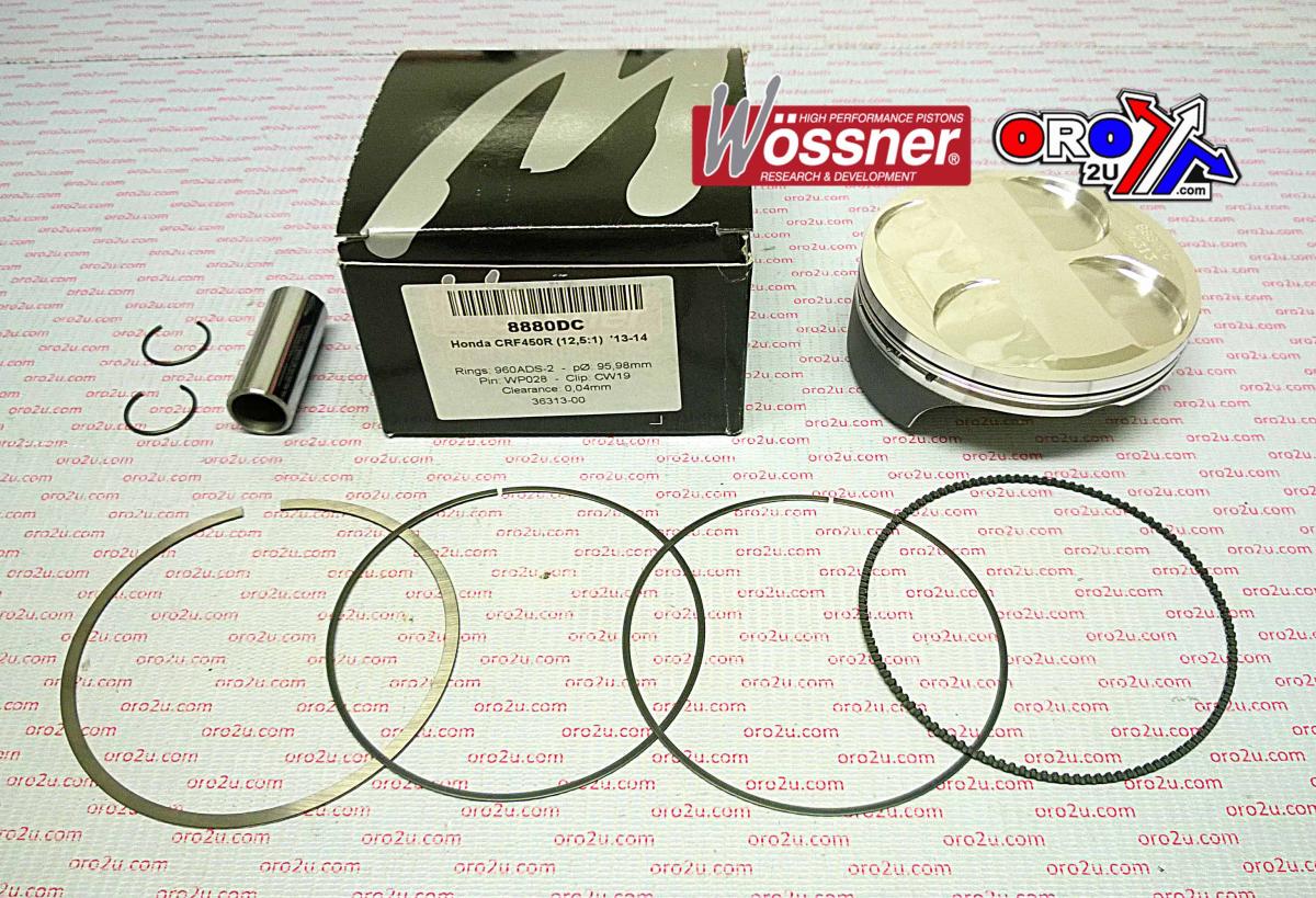 PISTON KIT 13-14 CRF450 96.00, WOSSNER 8880DC image 1