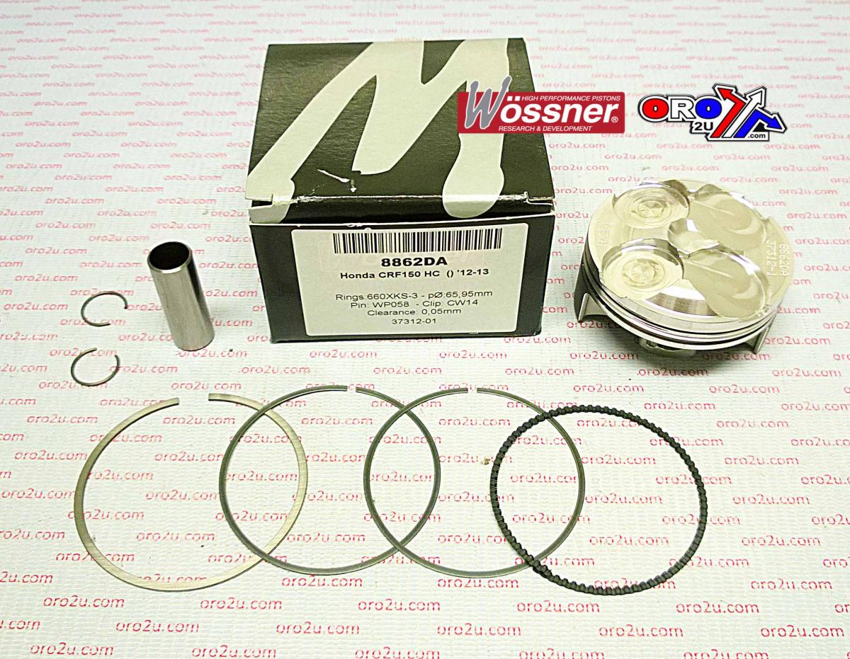PISTON KIT 12-18 CRF150R 66.00, WOSSNER 8862DA HC, 13101-KSE-A70 image 1