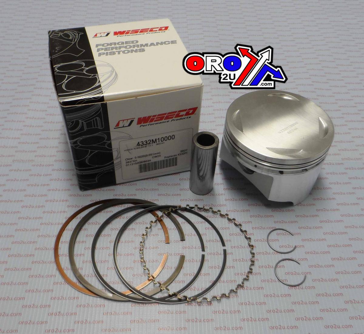 PISTON 83-87 XL600R 100.00, WISECO 4332M10000 HONDA, 56-W926 thumbnail 2