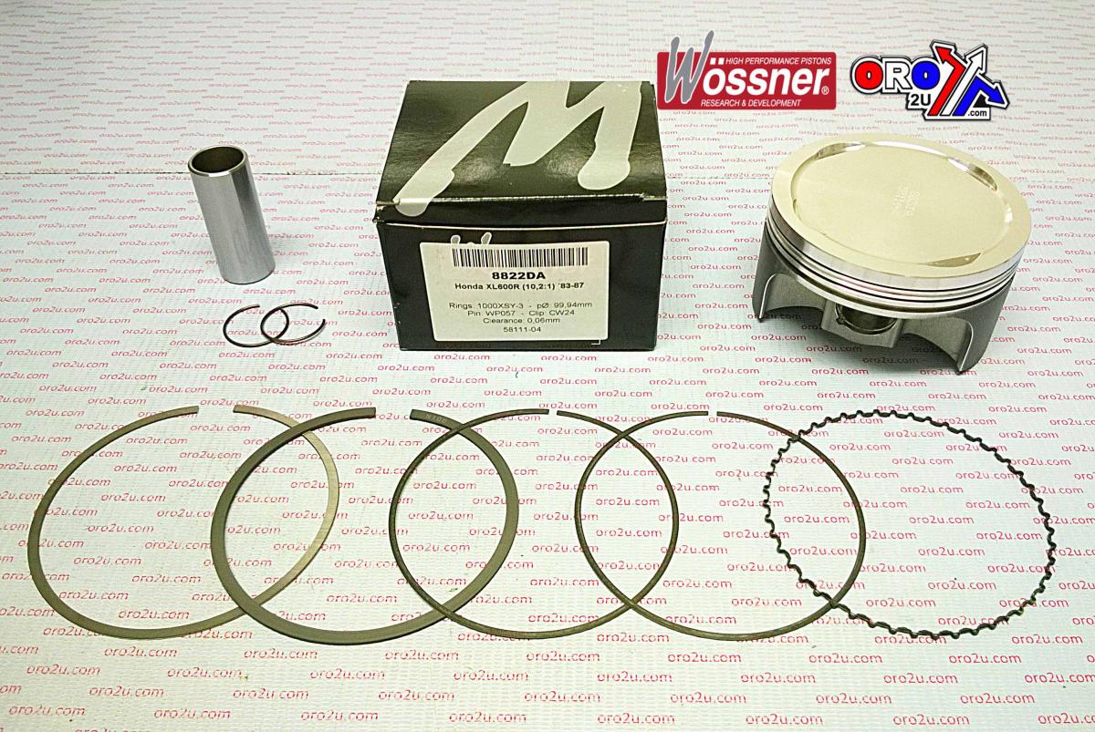 PISTON 83-87 XL600R 100.50, WOSSNER 8822D050 HONDA image 1