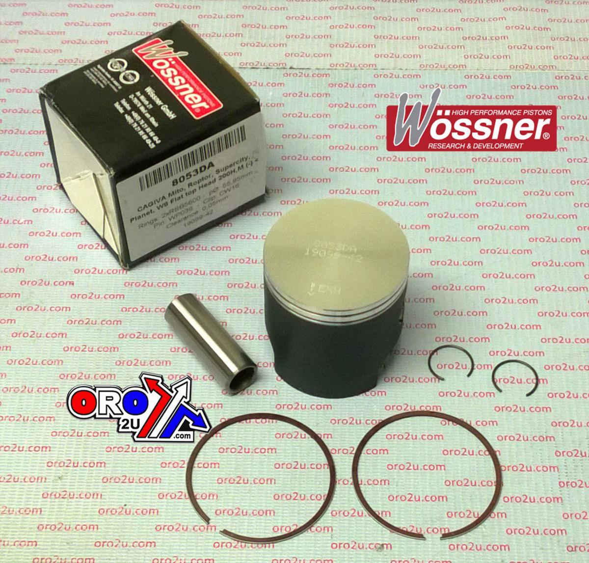PISTON KIT 125 MITO 93-8 56mm, CAGIVA 8053DC WOSSNER image 1
