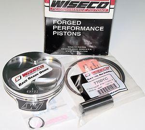 PISTON KIT 2010 KX250F 77mm HC, HI-COMP 14.2:1 40010M07700, 56-W953 image 1