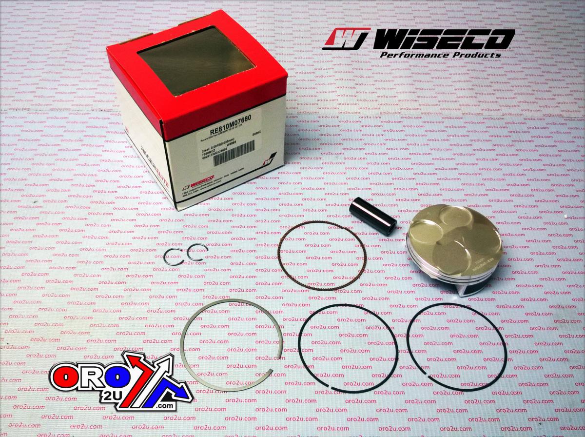 PISTON KIT 14-15 CRF250 13.5, WISECO 40114M07680 ARMOR GLIDE, BORE SIZE 76.80mm image 1