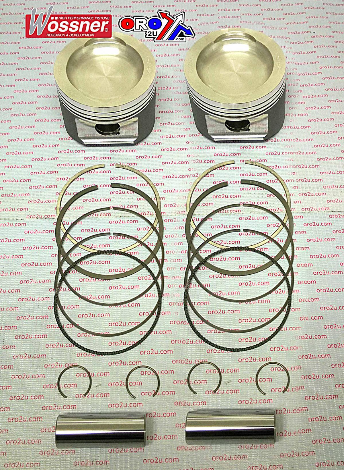 PISTON KIT 700 POLARIS SET/2, WOSSNER K8825DA-2 80.00mm thumbnail 2