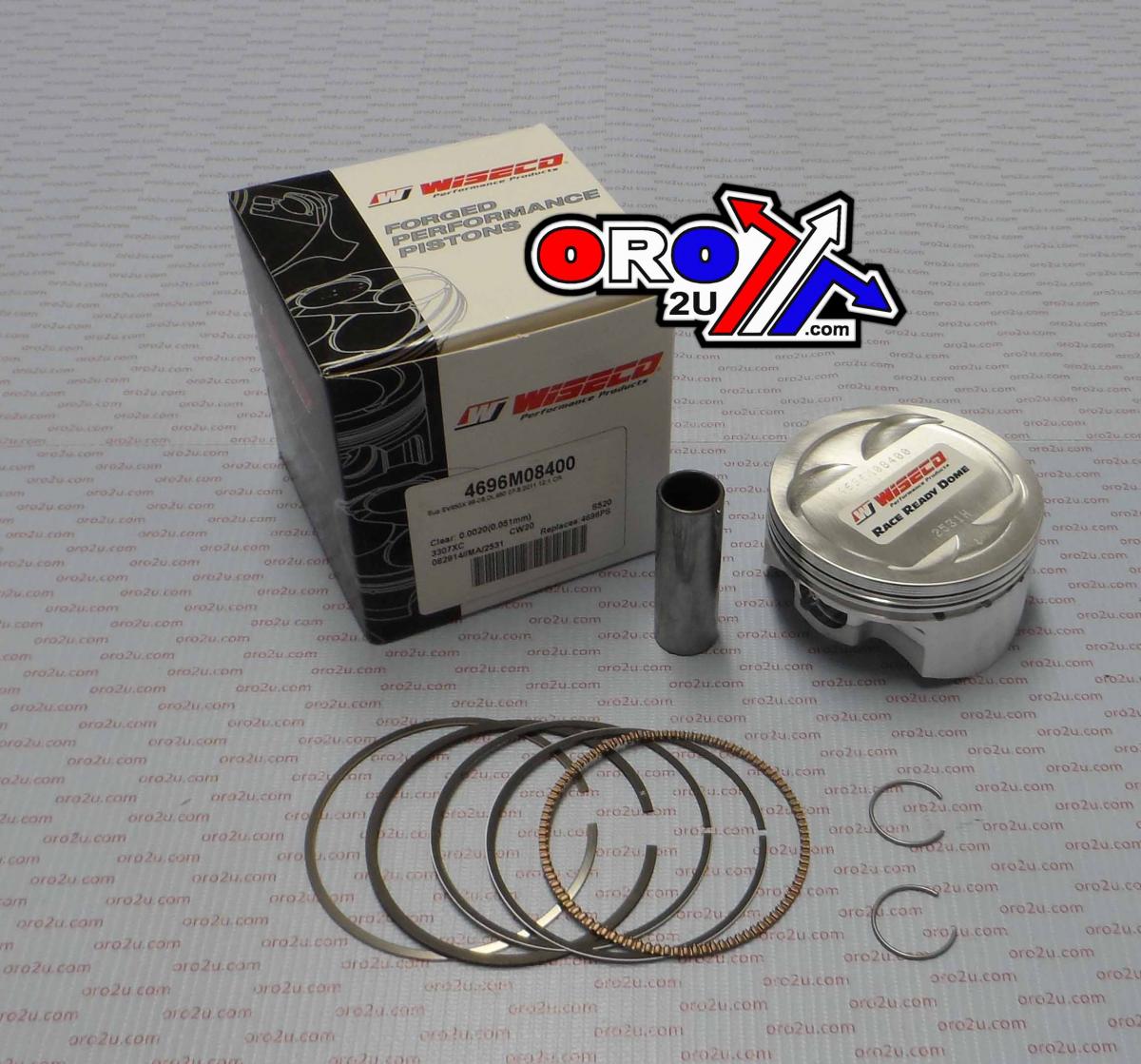 PISTON KIT SV650X 99-11 84.00, WISECO 4696M08400 ROAD SUZUKI image 1