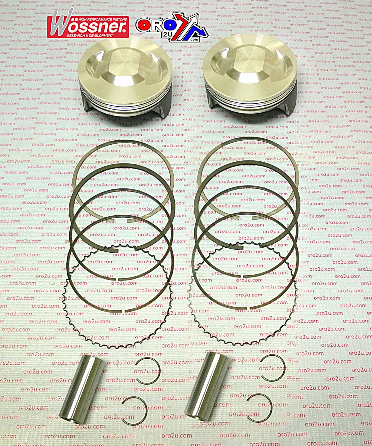 PISTON KIT ALL MONSTER 900 (2), WOSSNER K8545DA-2ROAD, SET/2 image 1
