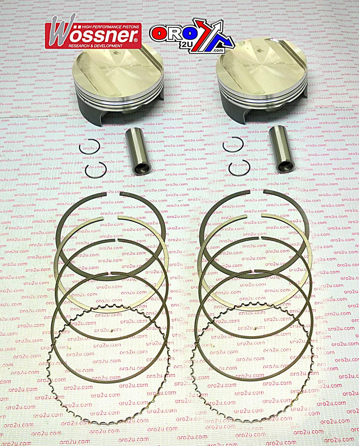PISTON KIT ALL 998 999S DUCATI WOSSNER K8758DA-2 image 1