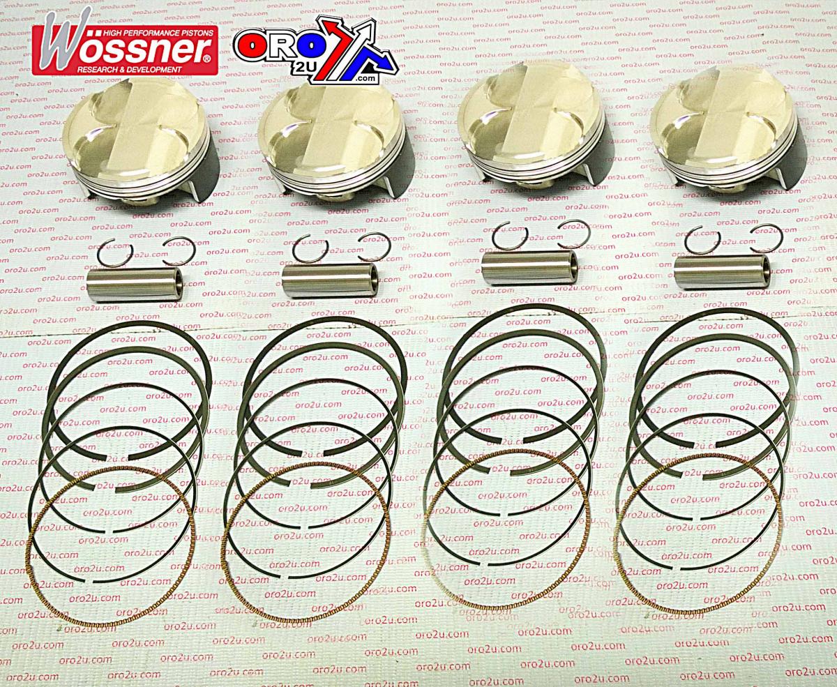 PISTON KIT/4 KAW KZ10R C 13:1, WOSSNER K8746D200-4 O/S 2.00 image 1