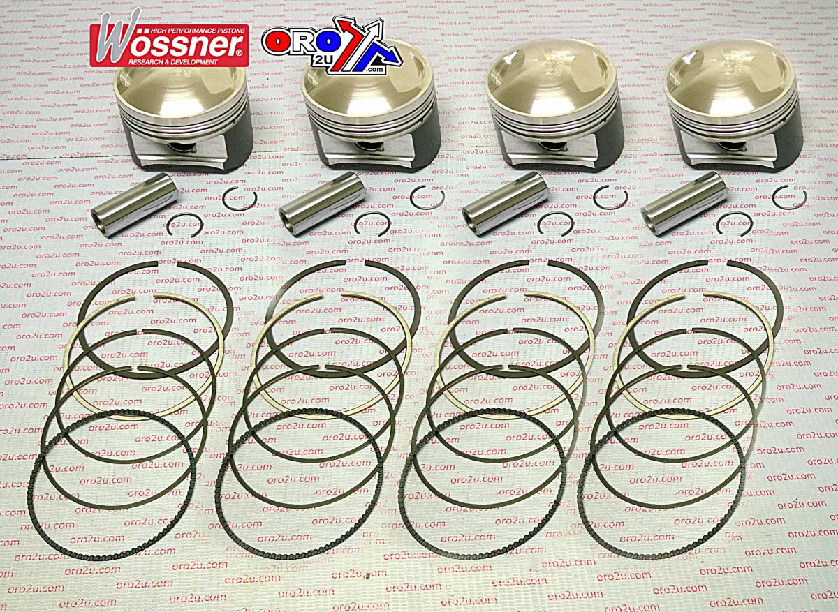 PISTON KIT 81-82 GPZ1100 KAW, WOSSNER K8819D150-4 PIN 17mm, KAWASAKI image 1