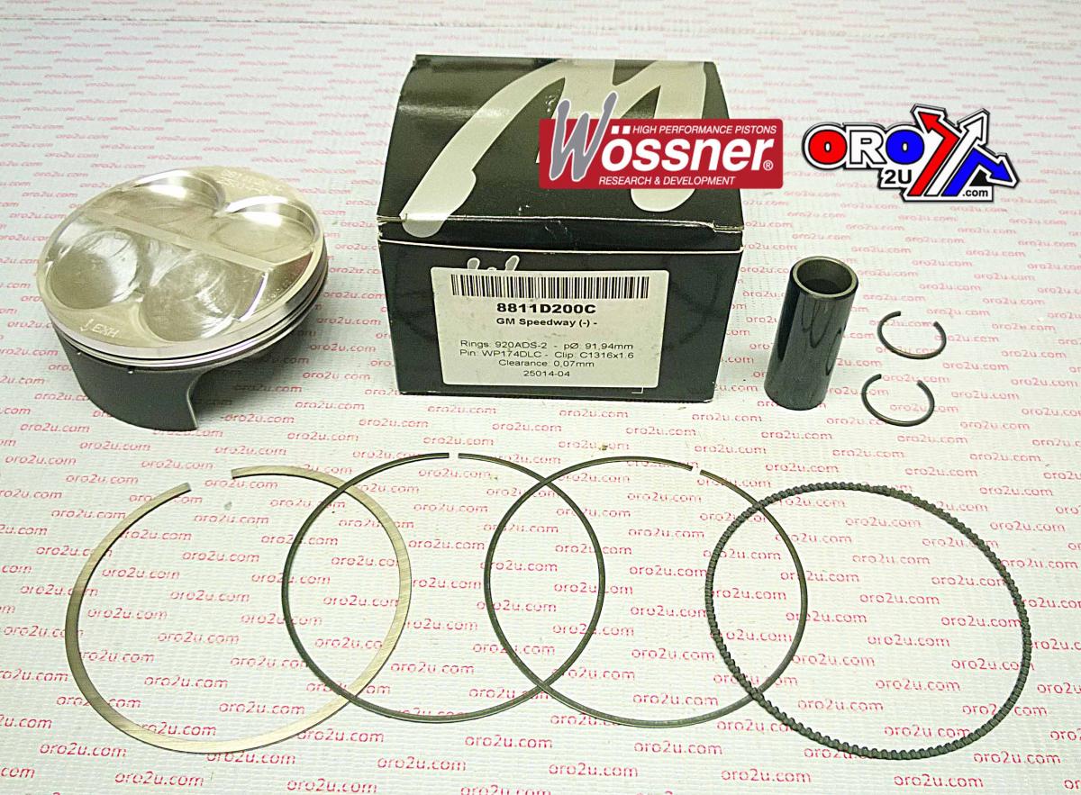 PISTON KIT GM SPEEDWAY 92.00, WOSSNER 8811D200C image 1