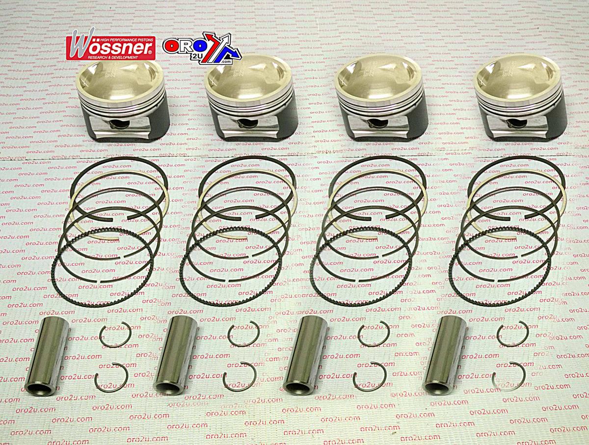 PISTON KIT 4 KAW KZ1000 ST Z1R WOSSNER K8797D100-4 71.00mm image 1