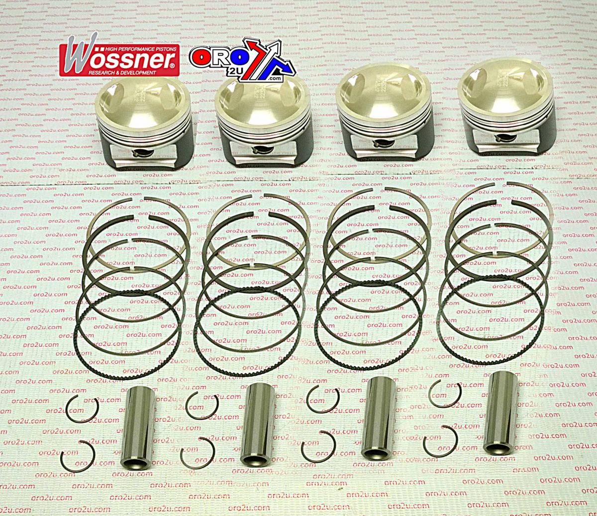 PISTON KIT/4 KAW KZ1000 ST Z1R, WOSSNER K8797D200-4 72.00mm image 1