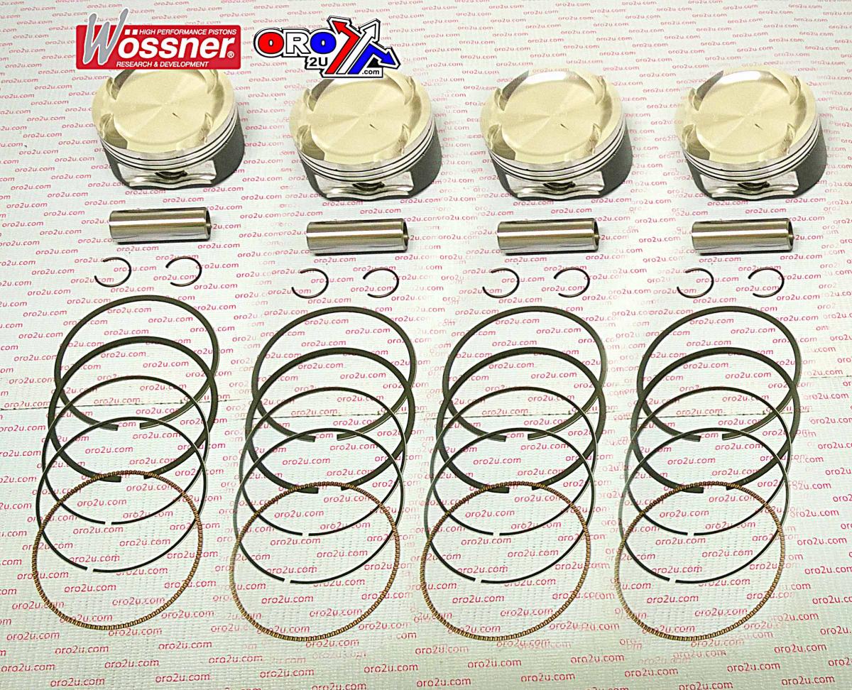 PISTON KIT/4 KAW KZ10R C TURBO, WOSSNER K8767D200-4 48mm image 1