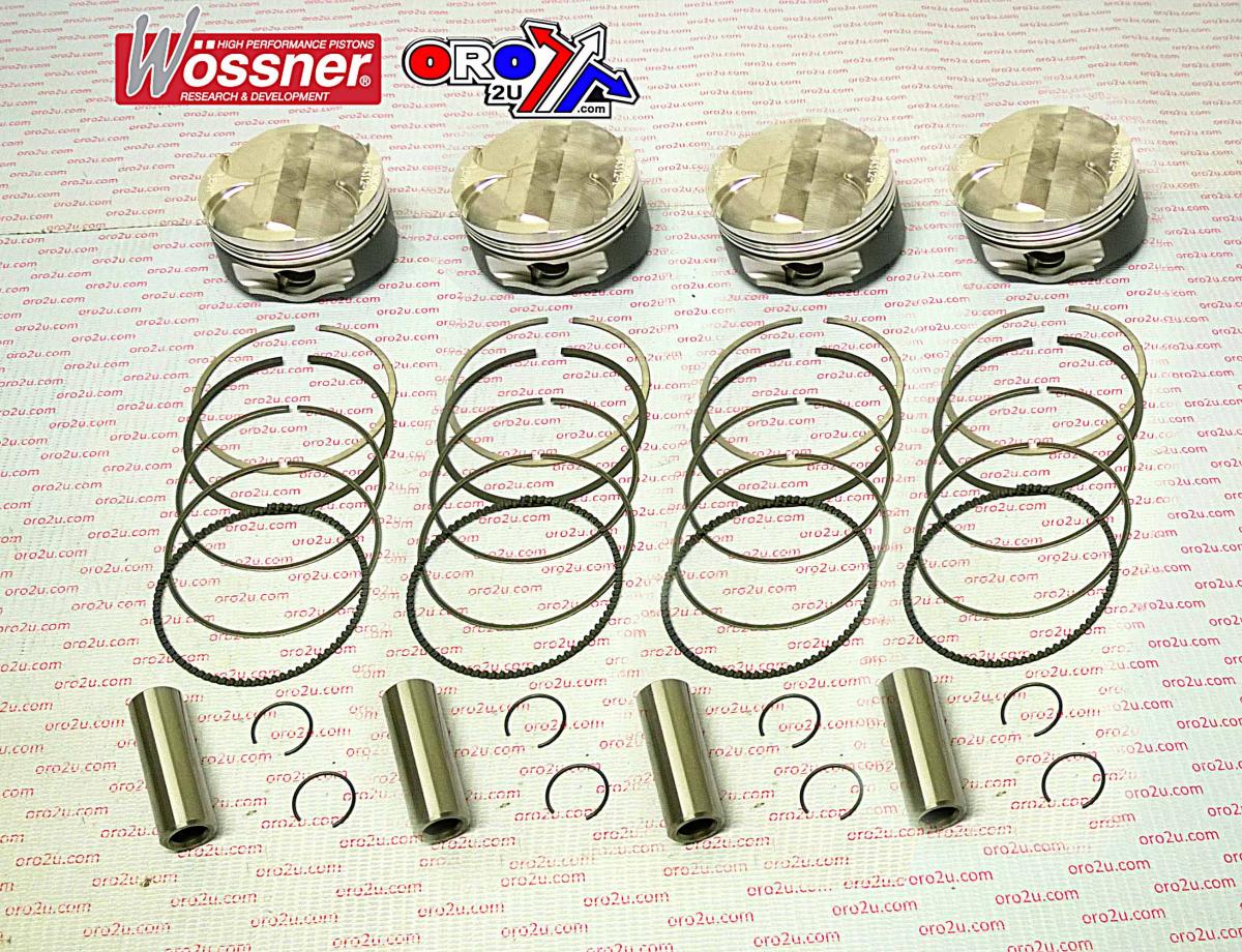 PISTON KIT/4 YAM YZF R6 68.00, WOSSNER K8830D100-4 image 1