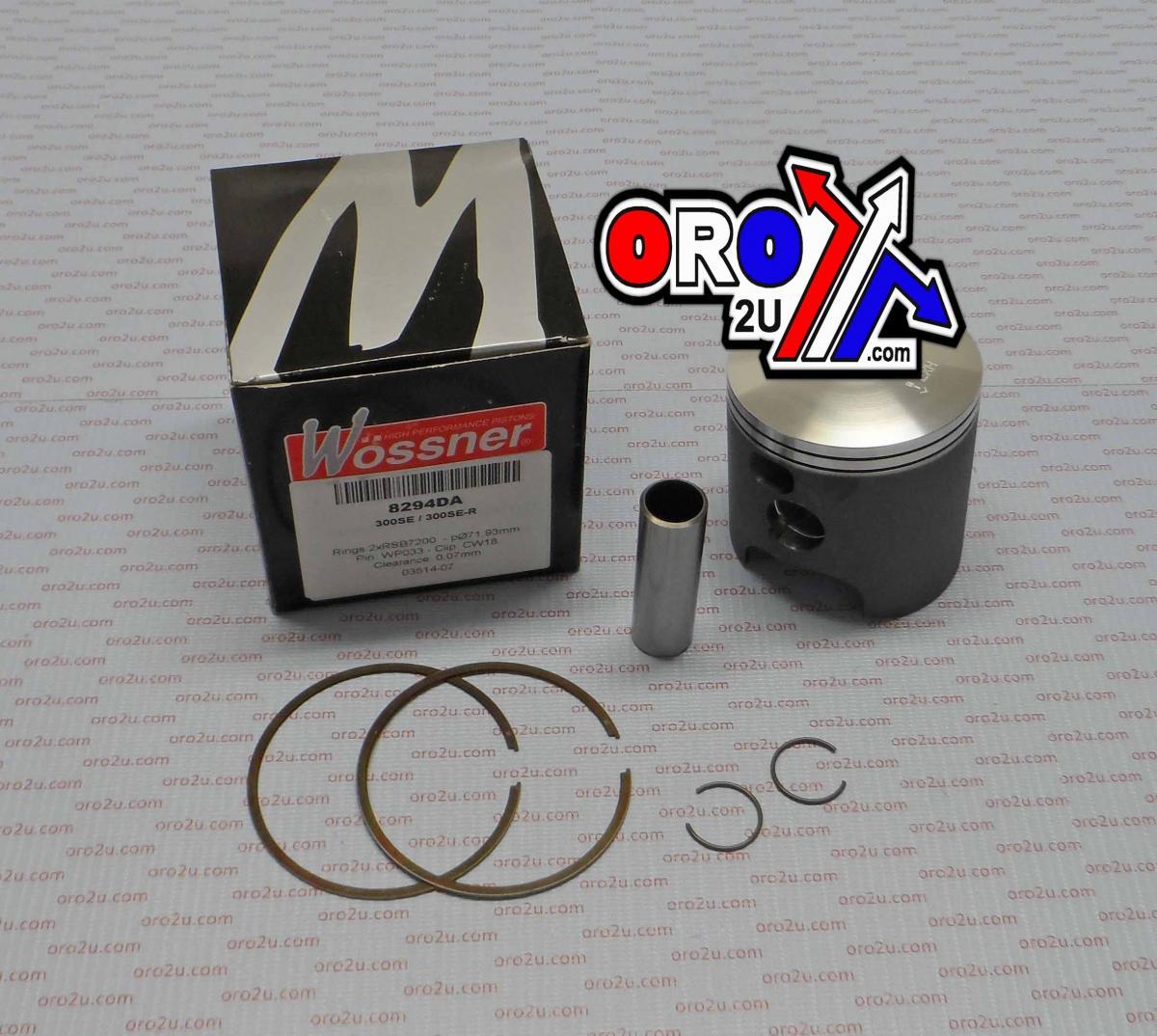 PISTON KIT SHERCO 300 72.00, WOSSNER 8294DB2-STROKE image 1