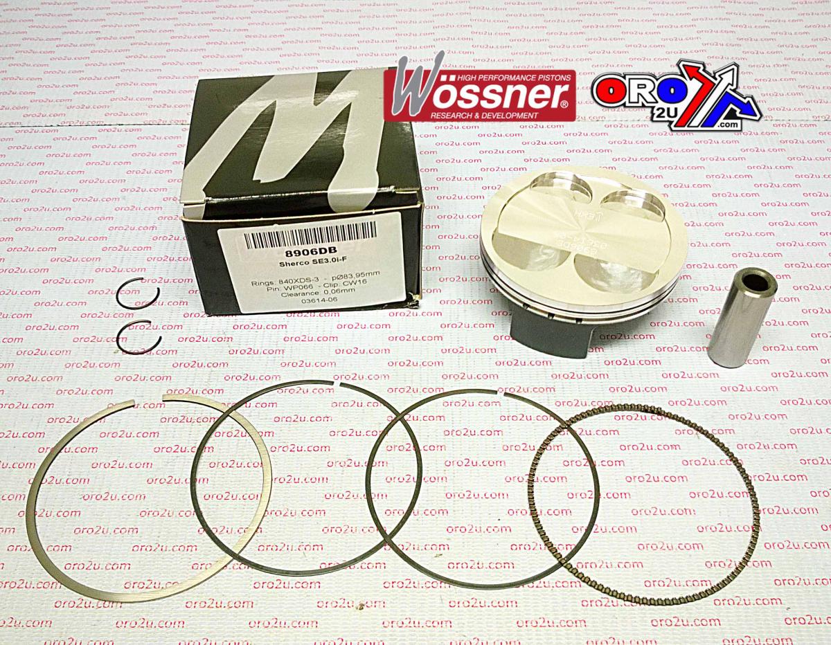 PISTON KIT SHERCO 300 84.00, WOSSNER 8906DB 4-STK SE3.0i-F image 1