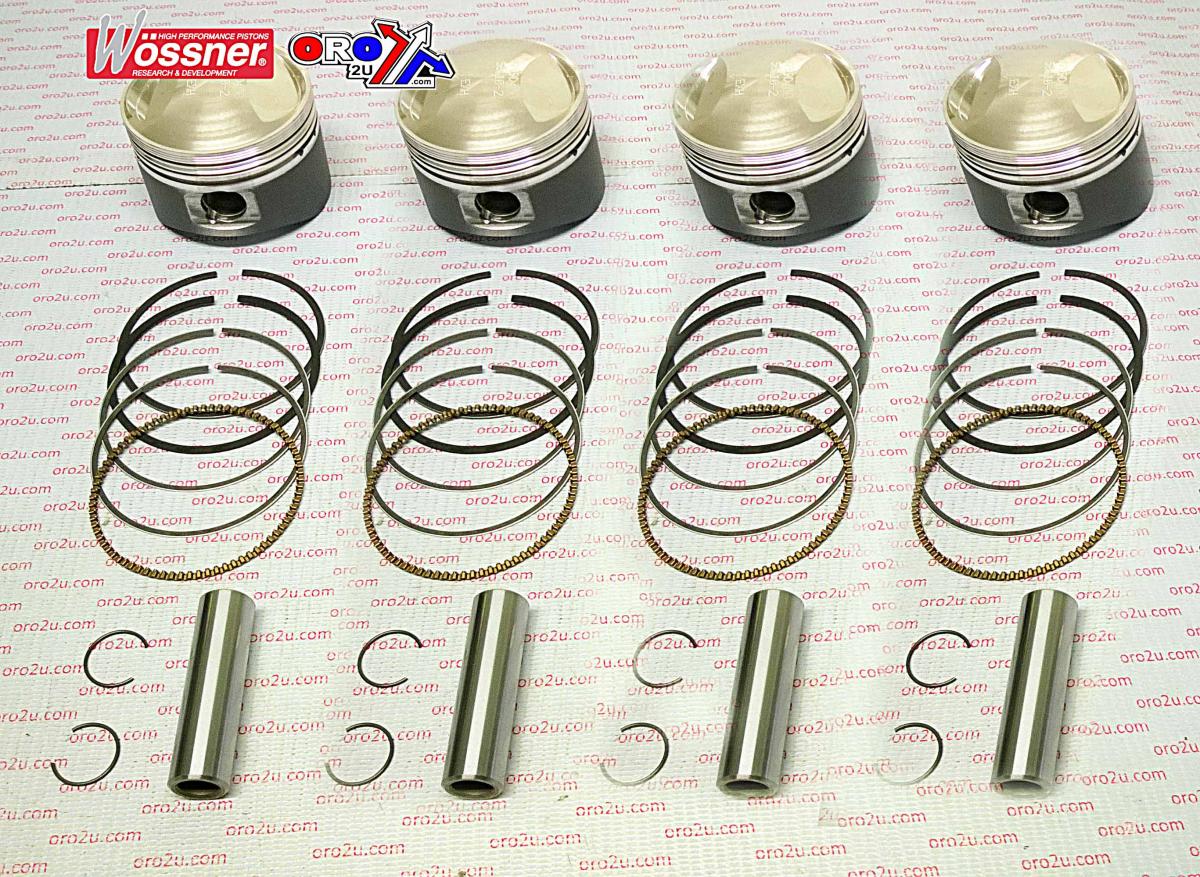 PISTON KIT  65.00mm SET/4 HONDA CB750 F K WOSSNER K8799D400-4 image 1