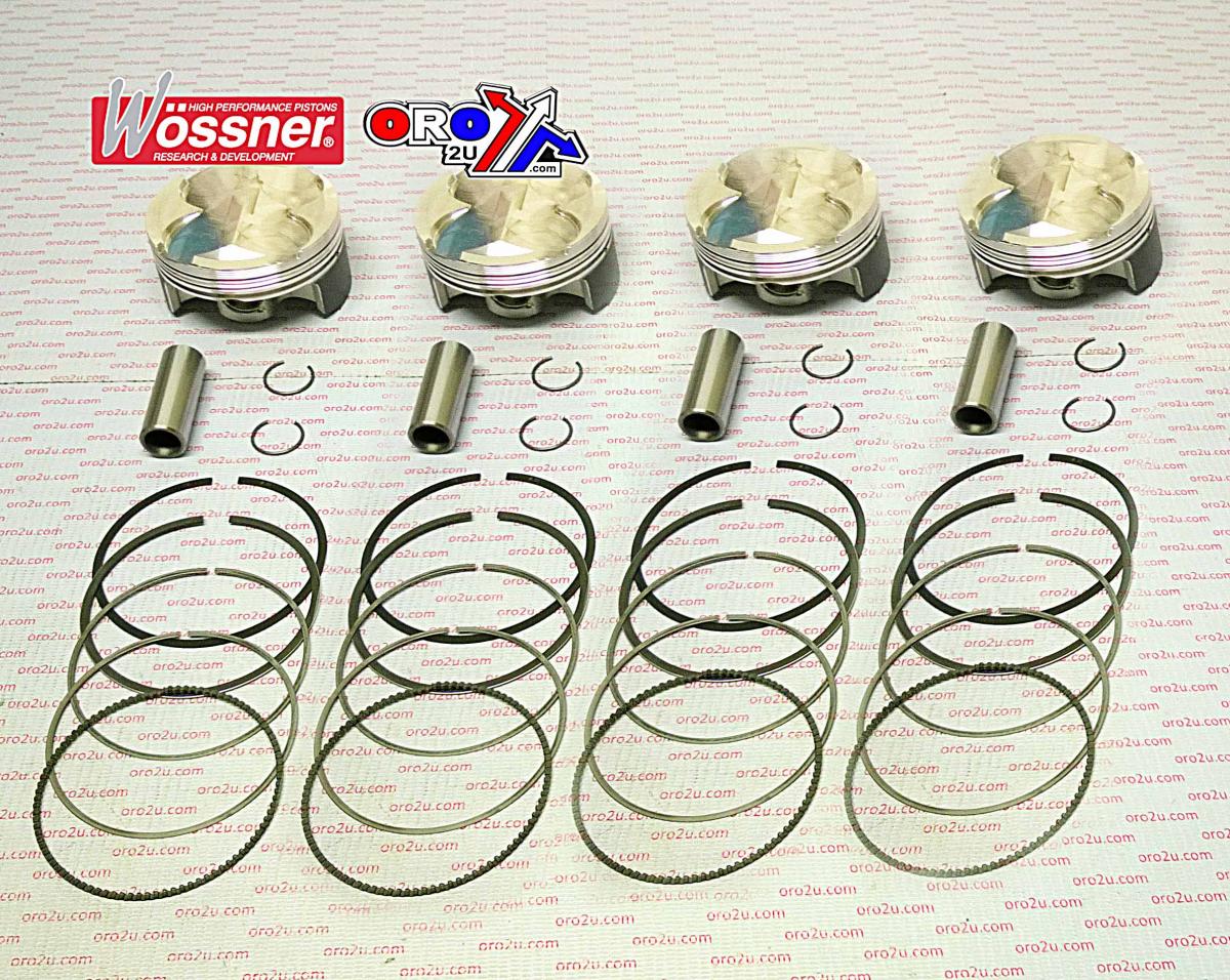 PISTON KIT SET/4 CBR1000RR, WOSSNER K8742DA-4 75.00mm image 1