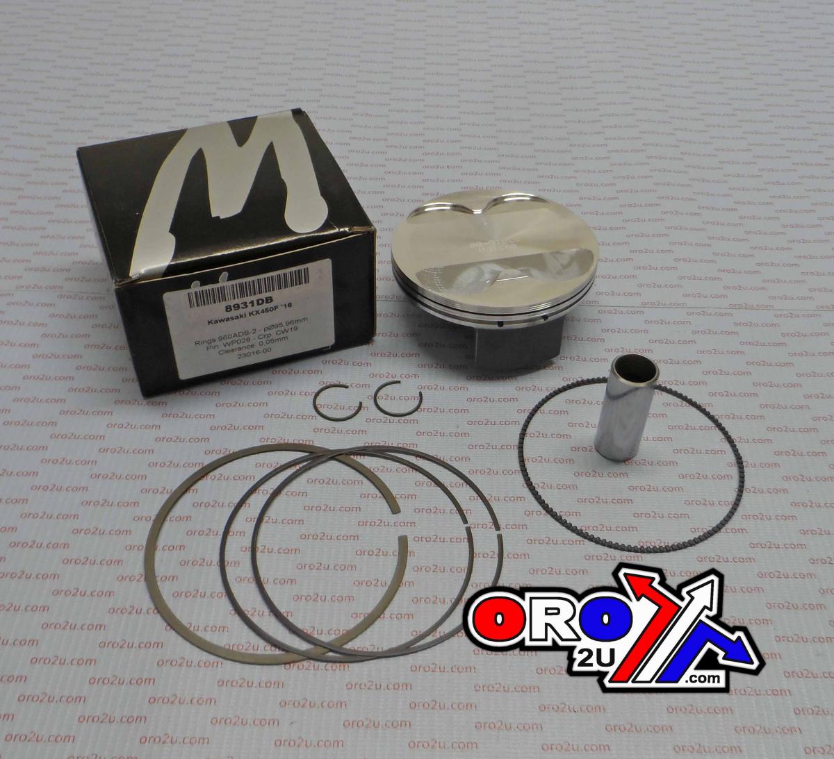 PISTON KIT KXF450 16-18 B, FORGED WOSSNER KIT 8931DB image 1