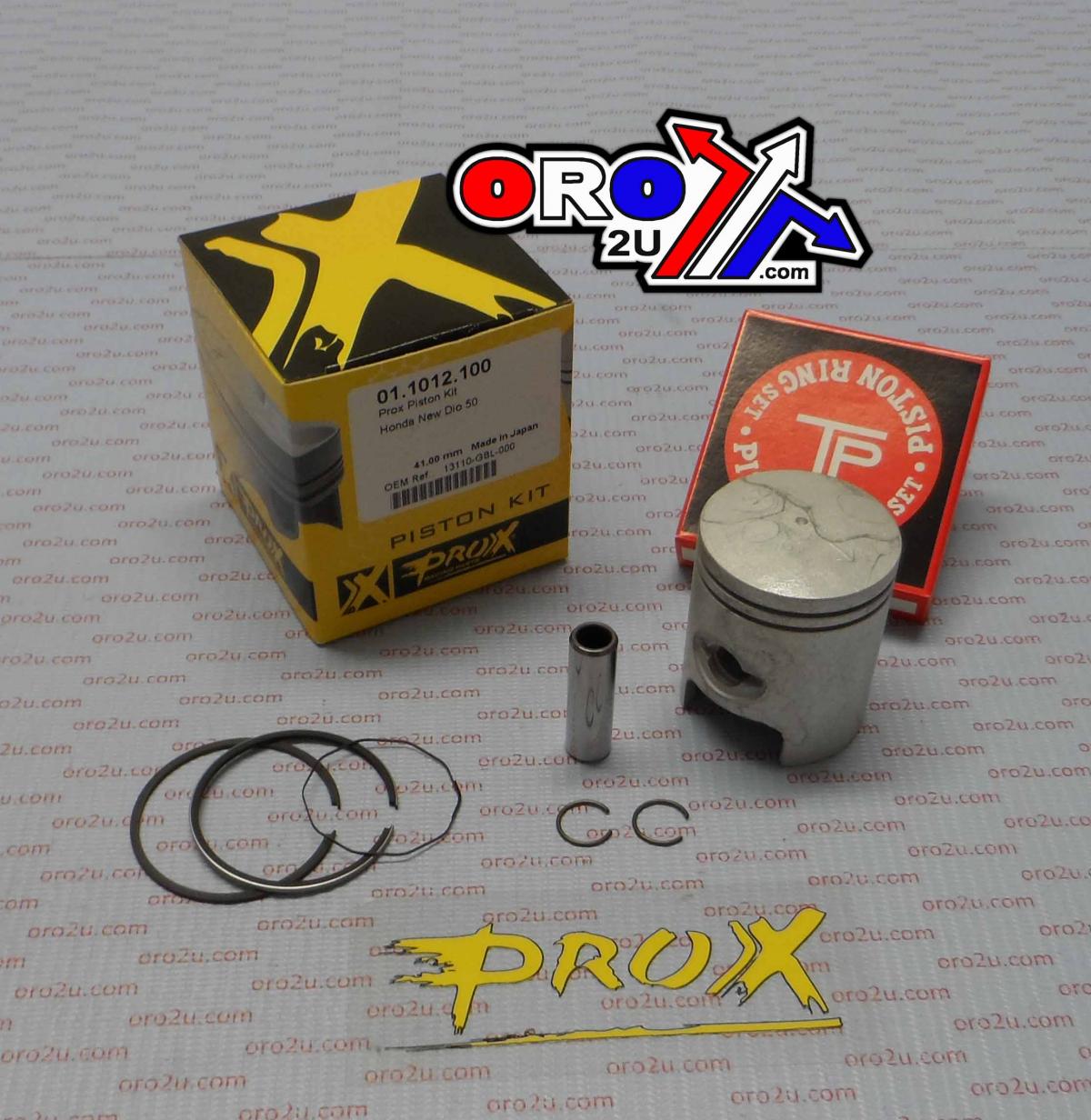 PISTON KIT HONDA 50cc 41.00mm, PROX 01.1012.100 DIO 50cc thumbnail 2