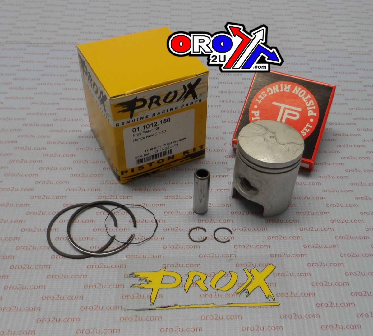 PISTON KIT HONDA 50cc 41.50mm, PROX 01.1012.150 DIO 50cc thumbnail 2