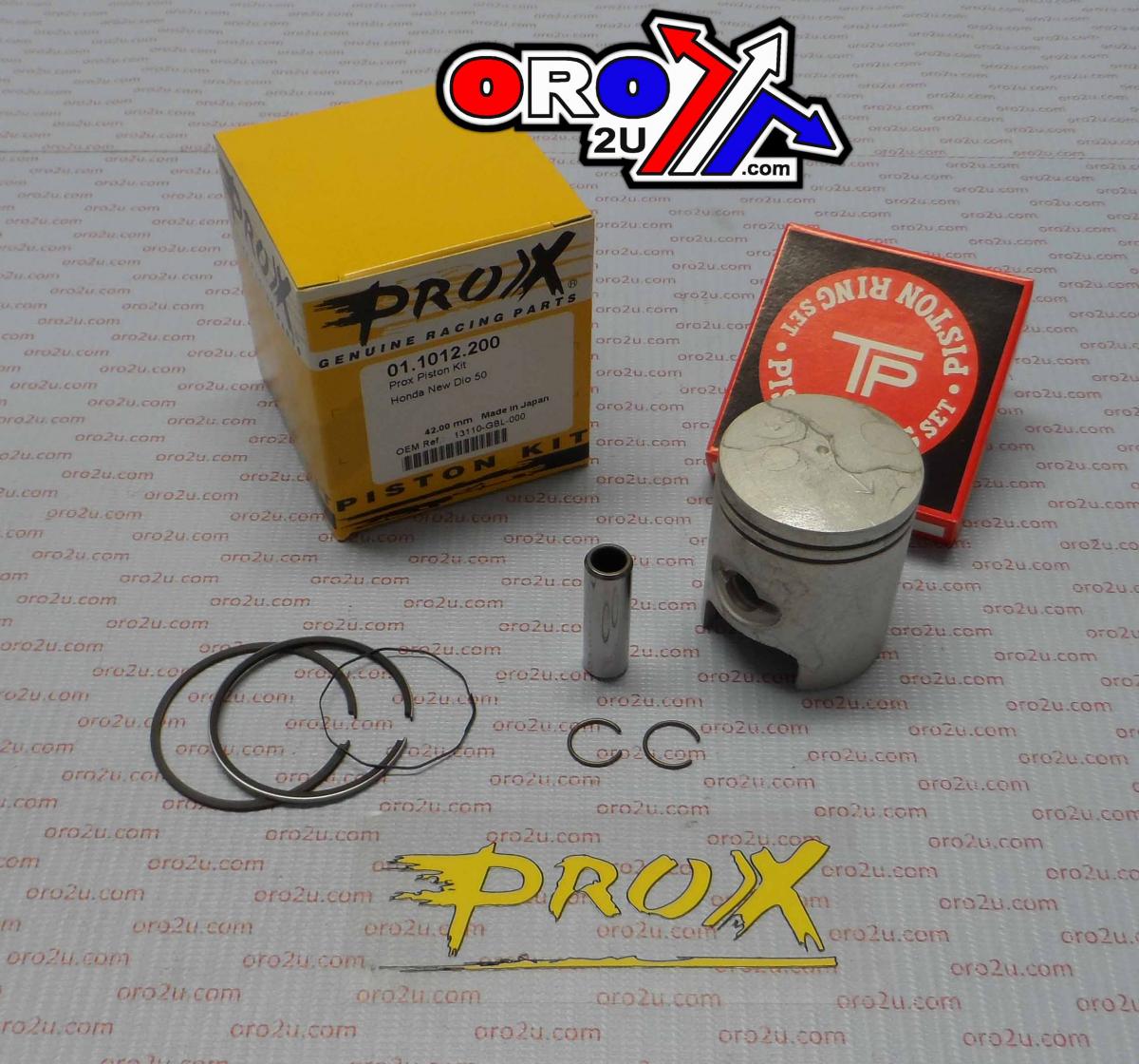 PISTON KIT HONDA 50cc 42.00mm, PROX 01.1012.200 DIO 50cc thumbnail 2