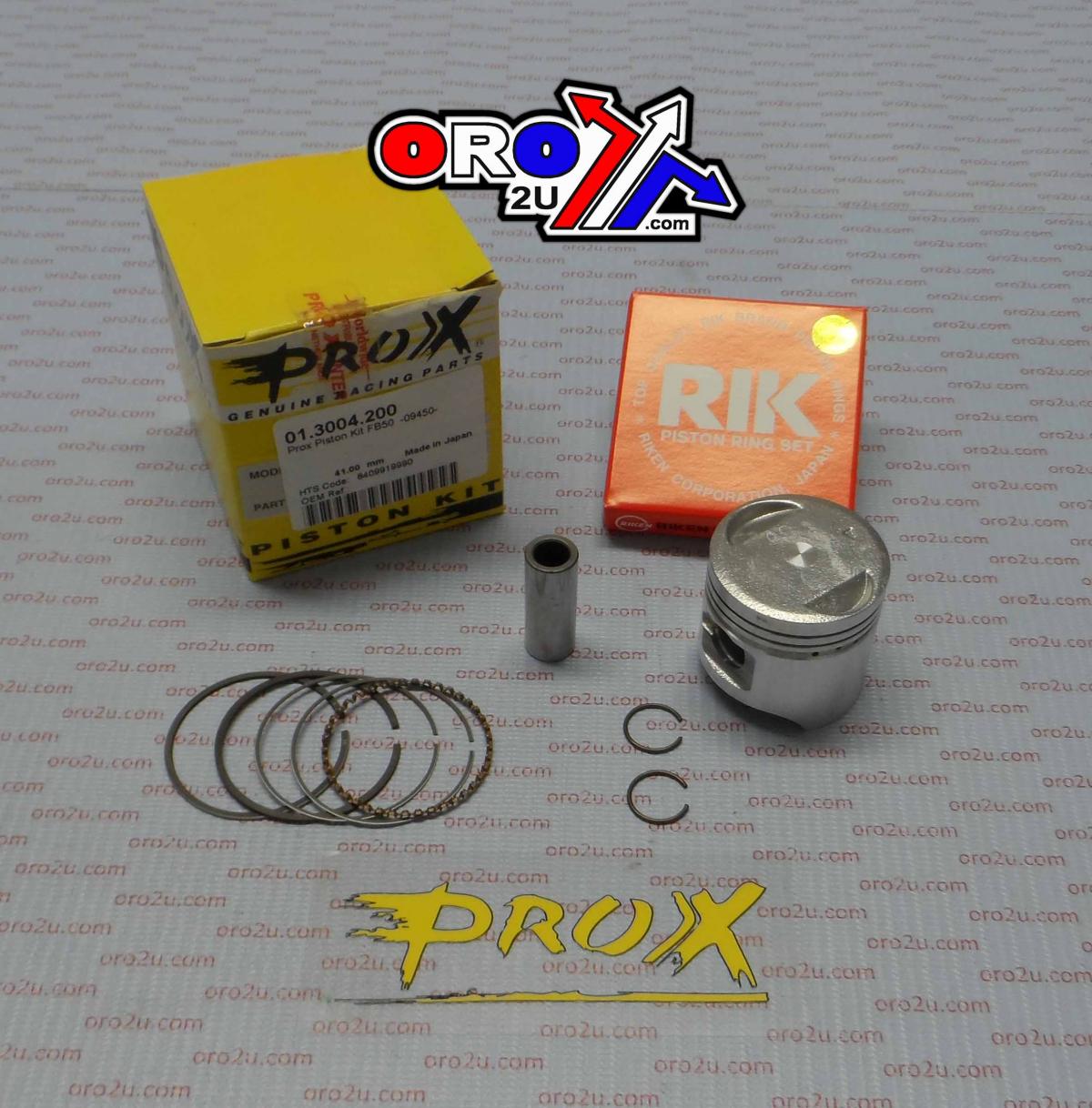 PISTON KIT SUZUKI 50cc 41.00mm, PROX 01.3004.200 FB50, -09450- thumbnail 2
