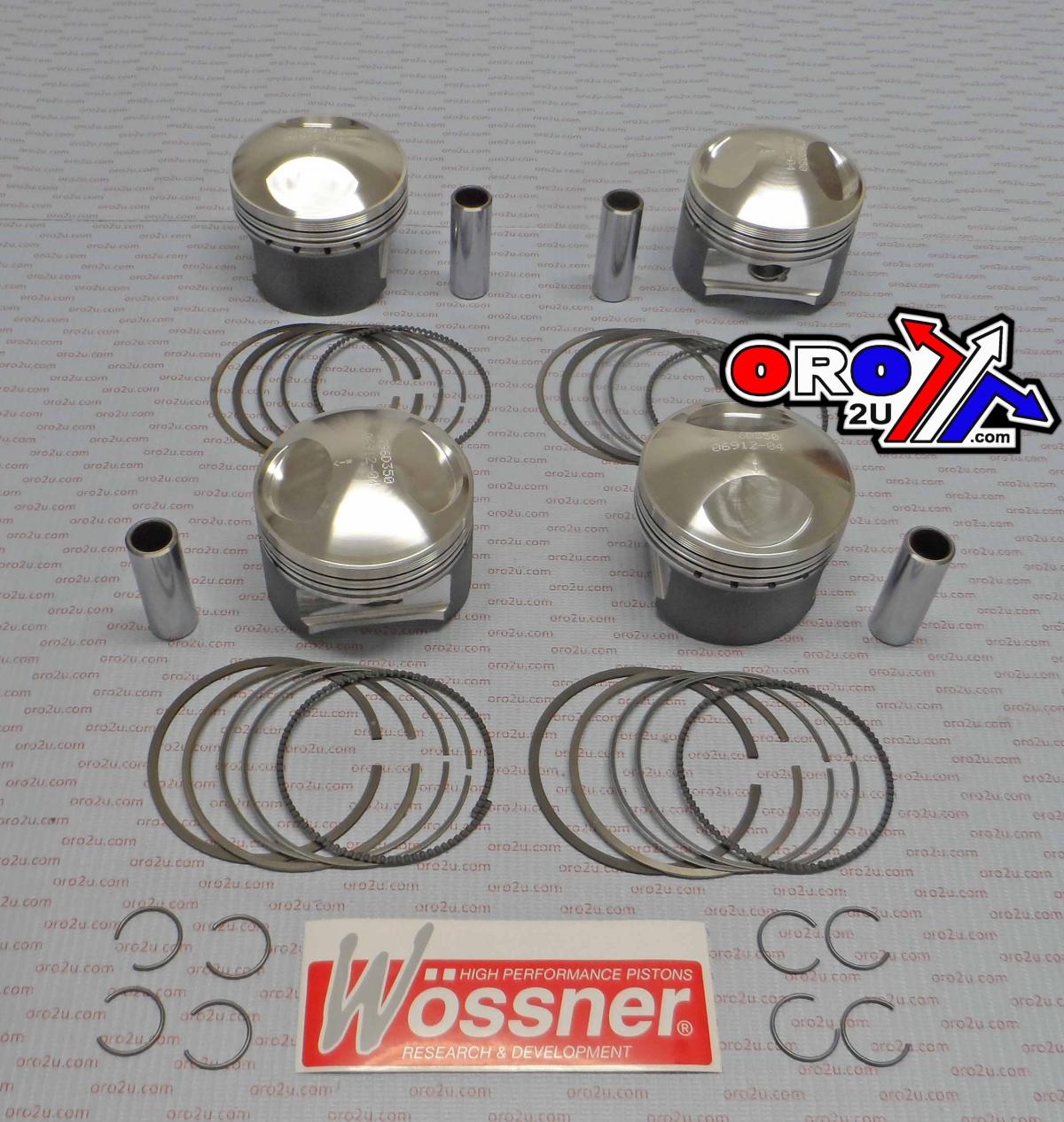 PISTON KIT-4 KZ1000J,R D72.00, WOSSNER K8796D250-4 KAWASAKI image 1