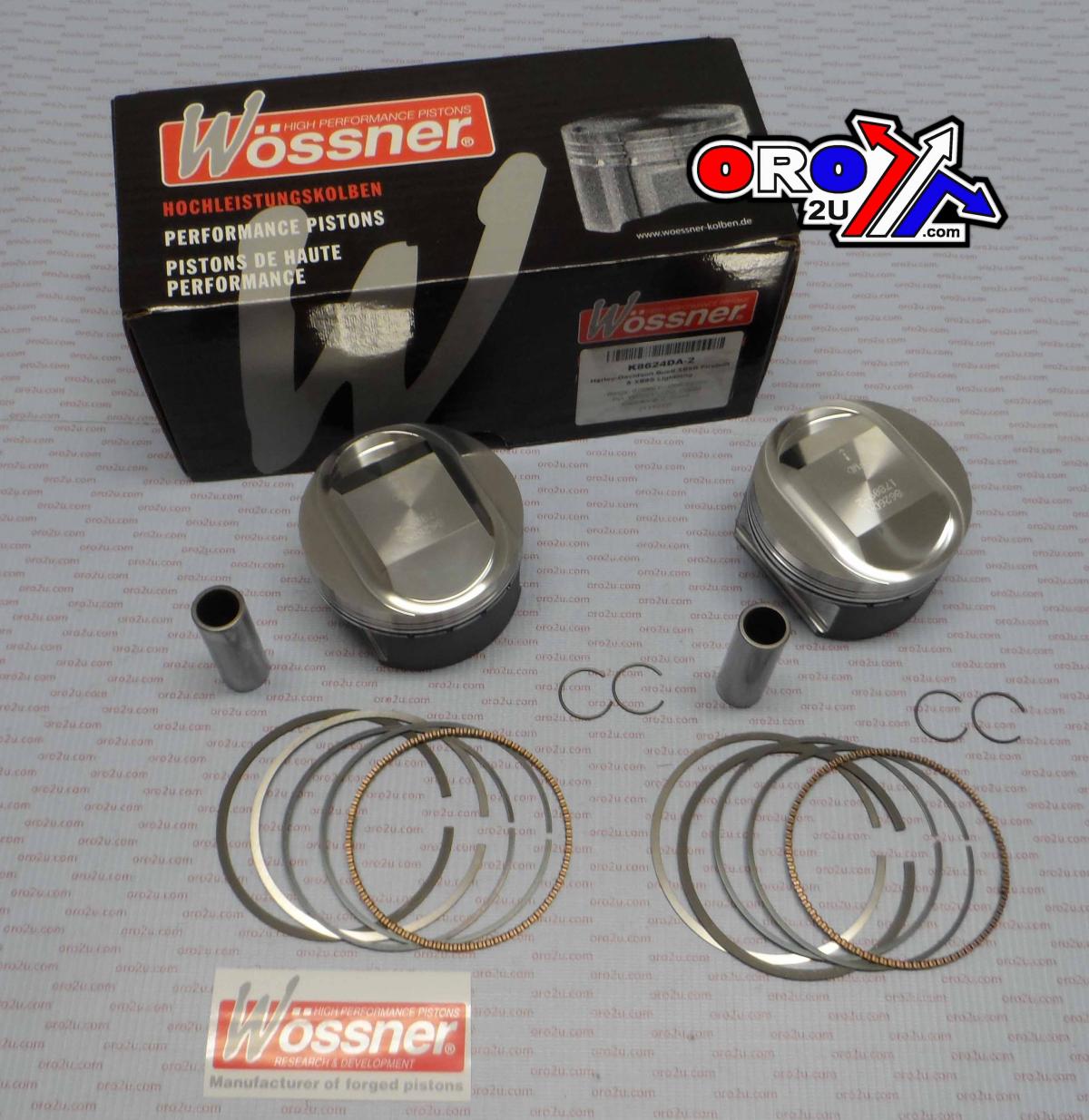 PISTON KIT HarleyBuell XB9R, WOSSNER K8624DA-2 97.00mm, Firebolt & XB9S Lightning image 1