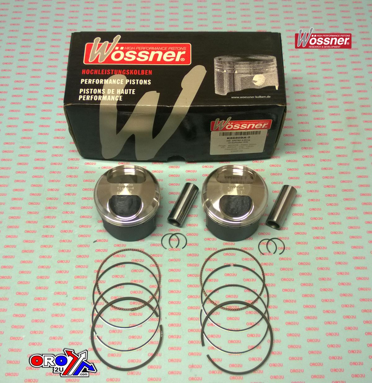 PISTON KIT Harley BUELL XB12, WOSSNER K8626DA-2 89.00mm, Davidson 1200 XB12S Lightning image 1