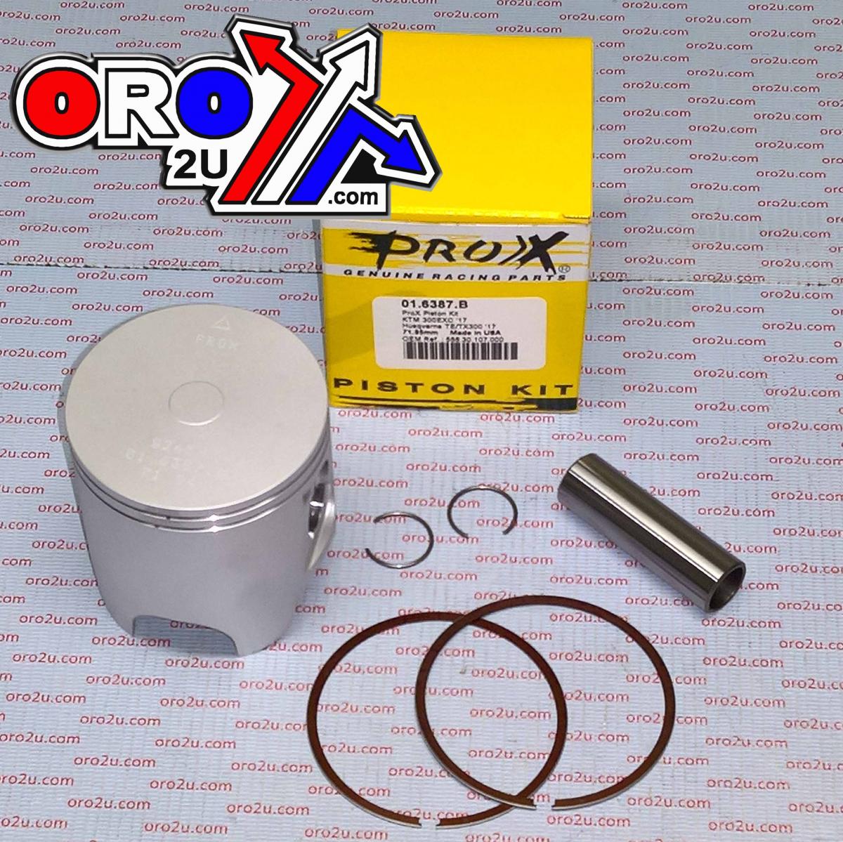PISTON KIT KTM 300 EXC 2017 B, PROX 01.6387.B TE 300 2017 image 1