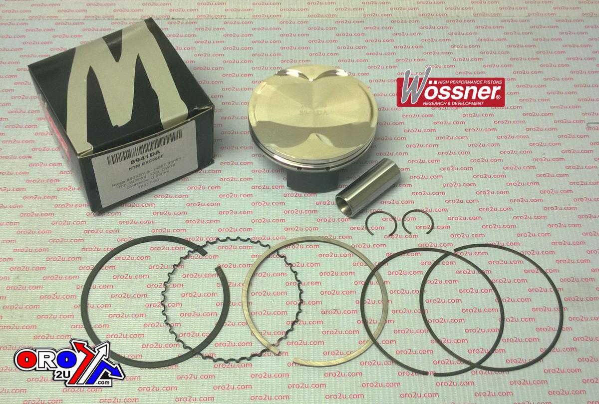 PISTON KIT KTM350 EXC-F 88mm A, WOSSNER 8941DA COMP 12.5:1 79230507000 image 1