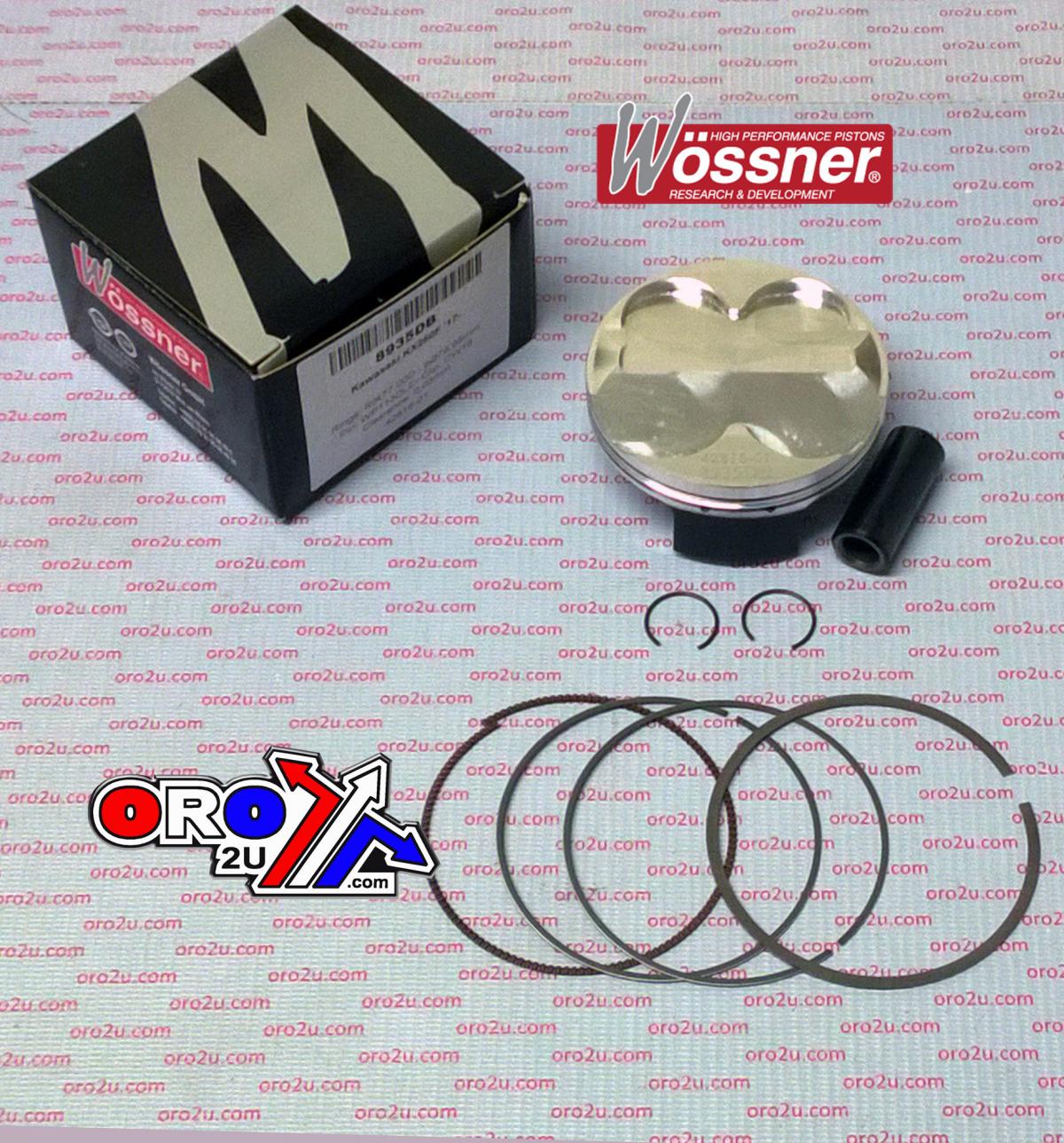 PISTON KIT KXF250 2017 77mm B, WOSSNER 8935DB HC 14.5:1 image 1