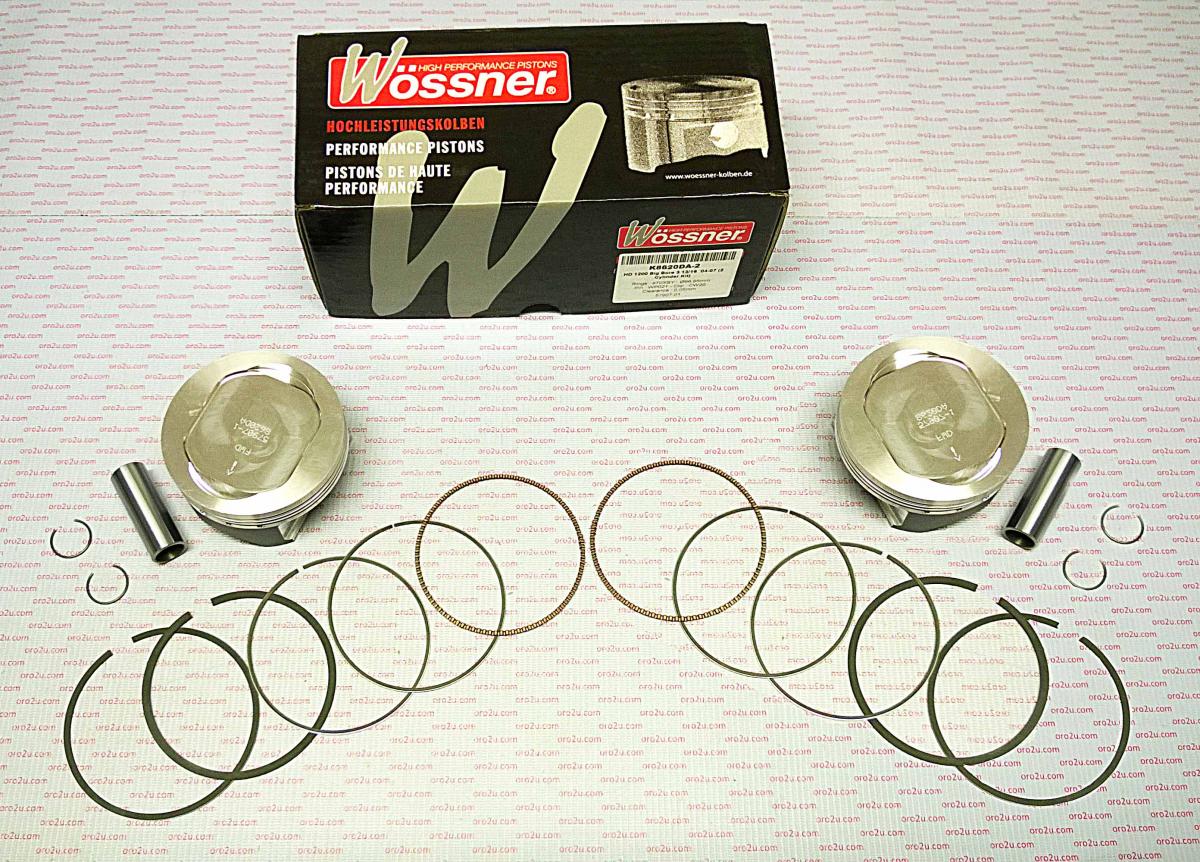 PISTON KIT HARLEY 3.816 SET/2, WOSSNER K8620DA-2 DAVIDSON, ROAD image 1