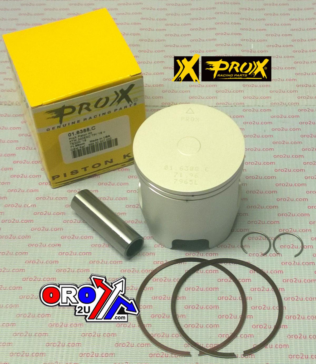 PISTON KIT KTM 300EXC 2018-26 TPI, PROX 01.6358.C TE 300i 2018-26, 55630307100 image 1